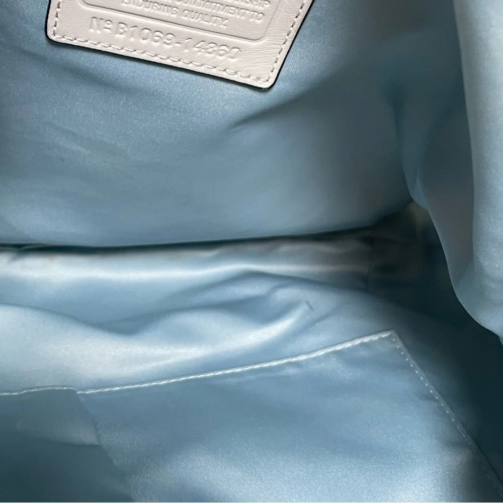 Coach Kristin Graphic Denim Op Art Hobo Bag - Picture 14 of 17